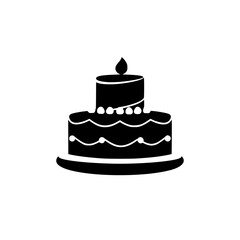 Scrumptious Cake with Candle: A Perfect Birthday Treat. Celebrate special moments with this delightful dessert. Deliciousness in every bite!