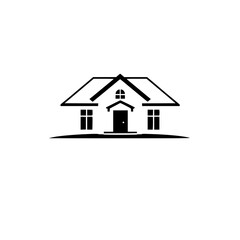 Modern House Design: Simple, Elegant Home Architecture. Residential Property, Real Estate, Classic Home Structure. New Home Design