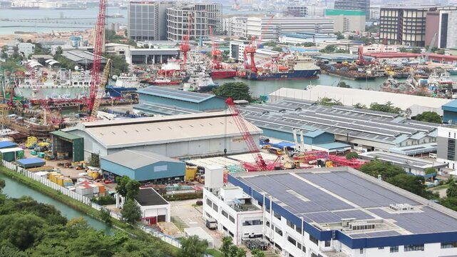 Jurong Industrial Estate in Singapore. It is is one of the largest and longest-established industrial parks in Singapore