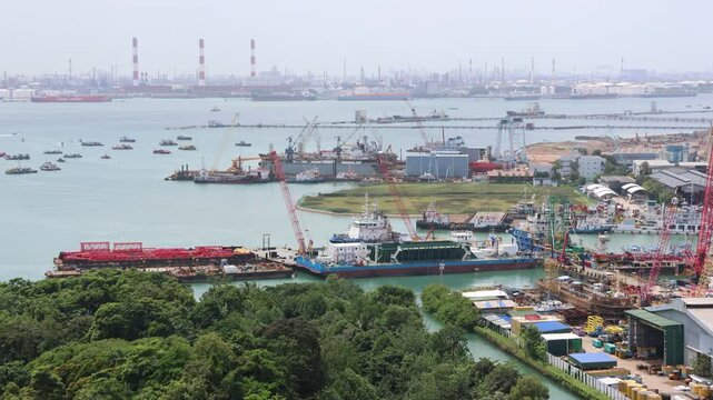 Jurong Industrial Estate in Singapore. It is is one of the largest and longest-established industrial parks in Singapore