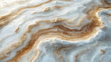 Obraz premium Golden Veins: An Elegant Abstract Marble Texture
