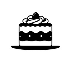 Scrumptious Cake: A delectable dessert, perfect for birthdays or any celebration. Indulge in its creamy sweetness and rich chocolate flavor. A delightful treat for all.