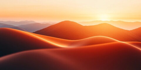 Sunrise Canyon Landscape Minimalist Aesthetic in Natures Majesty - Digital Backdrop for Creative Industries and Atmospheric Travel Campaigns