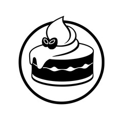 A delectable chocolate cake with whipped cream and berries, a perfect sweet treat for any occasion. Indulge in this delicious dessert, baked to perfection.