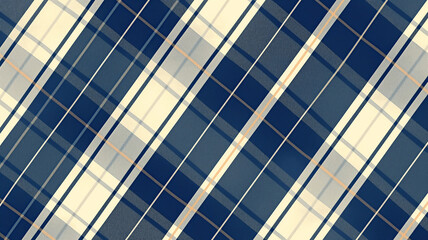 ヴィンテージ風チェック柄｜暖色系の落ち着いたタータンデザイン