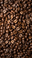 Obraz premium Artistic Coffee Beans Flat Lay