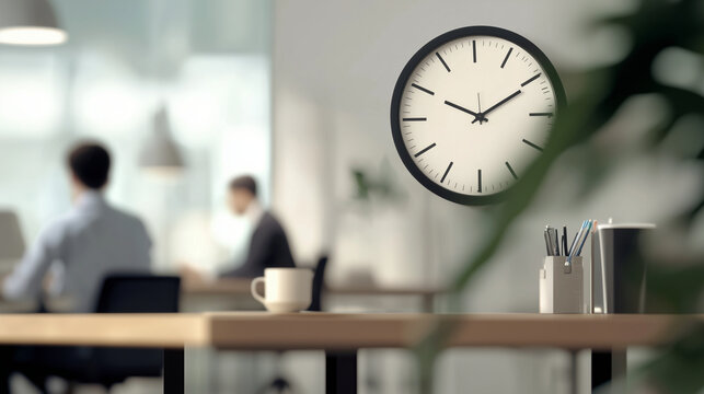 Worker Staying Late While Boss Leaves Early