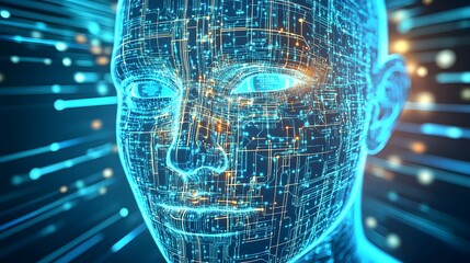 Digital Human Circuitry Represents Advanced Technology