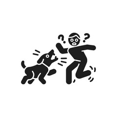 Dog Attack Fear Icon