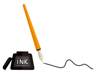 マンガ、ペン、万年筆、筆、筆記用具、文房具、つけペン、筆記具、事務用品、書く、勉強、漫画、仕事、学校、えんぴつ、ペン先、筆記、学生、学習、墨汁、黒インク、インク、手書き、ベクター、白バック、ビジネス、ライフスタイル、ベクター、白バック、ライフスタイル、サイン、仕事、計画、ビジネスアイテム、ビジネスシーン、仕事、描く、計画、アイコン、イラスト