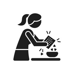 Grating Vegetables Icon
