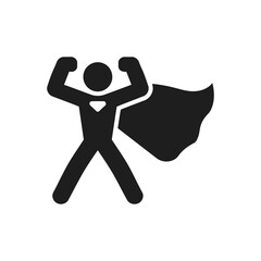 Superhero Strength Icon © Visual language
