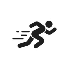 Sprinting Speed Runner Icon