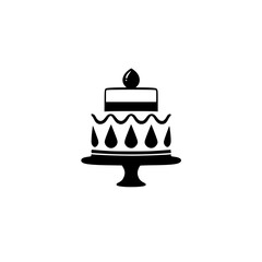 A delectable cake, perfect for any celebration. This image showcases a beautifully decorated cake, ideal for birthdays, weddings, or any special occasion.