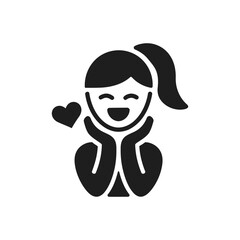 Happy Girl Love icon