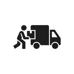 Package Loading Truck icon