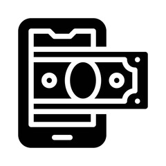 mobile glyph icon