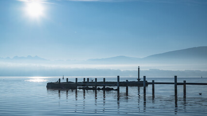 Quand le Lac Respire l’Hiver