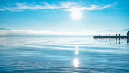 Les Brumes du Lac au Petit Matin