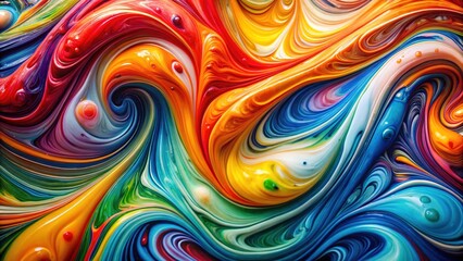 Colorful Marble Swirls for Creative Classroom Design