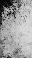 Fototapeta premium Abstract Black and White Grunge Texture with Distressed Pattern