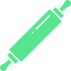 Rolling Pin icon single vector illustration