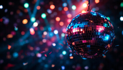 Fototapeta premium shiny disco ball