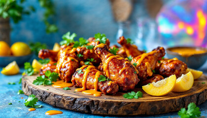 grilled meat on the grill