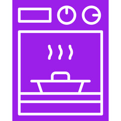 Oven icon single vector illustration