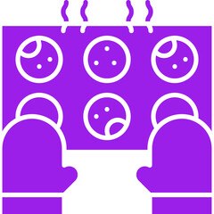Bake icon single vector illustration