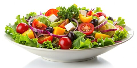 Salad Delish: A Feast for the Eyes with Vibrant Colors and Crisp Textures