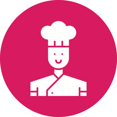 Chef icon single vector illustration