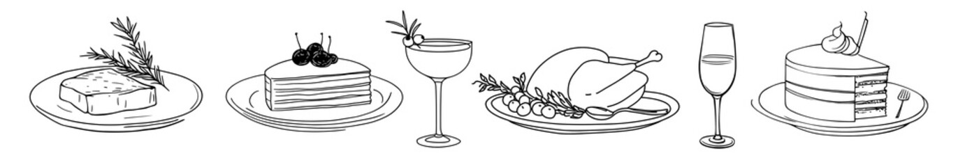 PNG , element set on transparent background