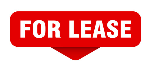 for lease sticker. for lease sign on transparent background