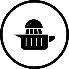 Squeezer icon single vector illustration