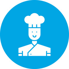 Chef icon single vector illustration