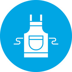 Apron icon single vector illustration
