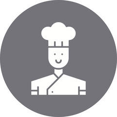 Chef icon single vector illustration