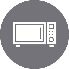 Microwave icon single vector illustration