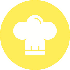 Cook Hat icon single vector illustration