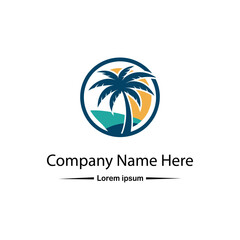 Palm tree logo