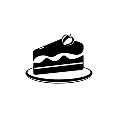 A delectable slice of cake, a delightful dessert, perfect for birthdays and celebrations. Indulge in sweetness and creamy layers.