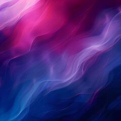 Fototapeta premium Abstract pink blue wave digital art background