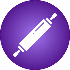 Rolling Pin icon single vector illustration