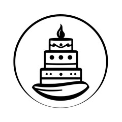 A delectable tiered cake, perfect for birthdays, weddings, or any special celebration. This image is ideal for bakery websites, event planners, and anyone who loves delicious treats!