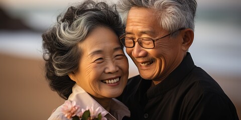 Obraz premium happy mature couple