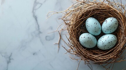 Obraz premium Eggs in the nest.