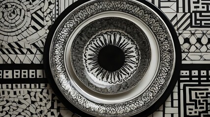 Obraz premium background with circles