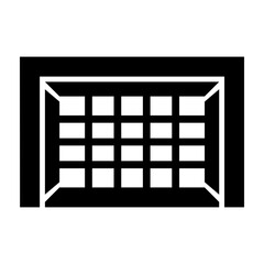Goal Post Glyph Icon Design