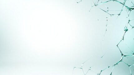 Obraz premium Abstract network with connected lines and dots on light background, symbolizing digital communication and innovation.